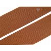 Guma hladká 20mm tkaná svetlo hnedá 1 m