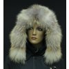 Špongr Kožušinový lem na kapucni z goldplatinovej líšky - 7079