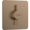 Hansgrohe DuoTurn Q - Batéria pod omietku pre 1 spotrebič, kartáčovaný bronz 75614140