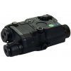FMA FMA AN/PEQ15 LA-5 IR upgrade verzie (LED svietidlo, IR prísvit, zelený laser) - Čierna