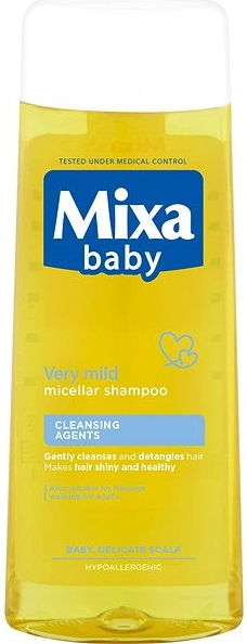 Mixa Baby Very Gentle Micellar Shampoo velmi jemný micelární šampon pre deti 300 ml