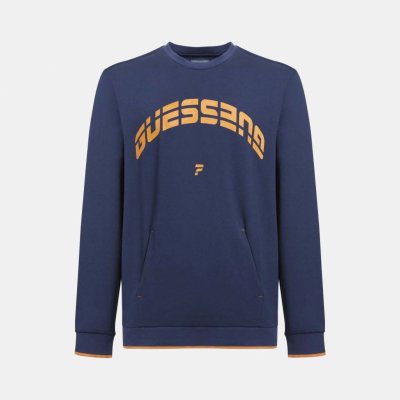 GUESS QUINCEY CN SWEATSHIRT Z2GQ21FL04I-G7R1 Modrá
