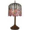 Luxus Tiffany lampa vitráž Ø40*84 PINK
