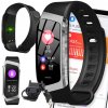 HODINKY SMARTWATCH SMARTBAND ŠPORTOVÉ PRO PULZ SPORT DÁMSKE FIT SMS NÁRAMOK
