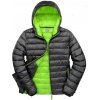 Mens Snow Bird Hooded Jacket , black/lime, S Farba: black/lime, Velkost: S