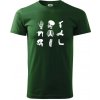 Röntgen - ikony - Klasické pánske tričko vyššej gramáže - XL ( Fľaškovozelená )