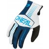 Priedušné cyklistické rukavice O'neal Matrix modro-biele, veľkosť S (19-20cm)