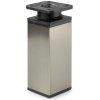 Metgal Nábytková noha H100 inox čierna