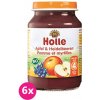 Holle Bio jablko a čučoriedky 6 x 190 g