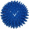 Masážna loptička ježko 8 cm - modrá