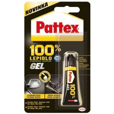 Pattex 100% lepidlo univerzální gel 8g (vhodné pro interiér i exteriér)