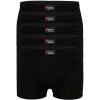Drake Basic pánske boxerky - 5 ks 4XL čierna