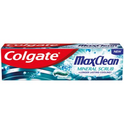 Colgate Max Clean Mineral Scrub gélová zubná pasta pre svieži dych 75 ml