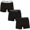3PACK pánske boxerky Pietro Filipi čierne (3BCL004) XL