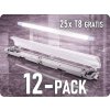 Spectrum LED 12 ks držiak na LED trubicu 2x150cm [SLI028016_SLIM]+ 25 ks LED trubica T8 zadarmo! Farba svetla: Studená biela [216747]
