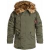 Alpha Industries zimná bunda Explorer Dark green zelená