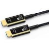 PremiumCord Ultra High Speed HDMI 2.1 optický fiber kabel 8K@60Hz,zlacené 15m (kphdm21t15)