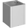 Biohort vyvýšený záhon Belvedere MIDI 61 cm, L201 x 201 x 61, strieborná metalická, NOVINKA