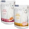 PIPER Adult Mix chutí s kuracím mäsom a lososom 24x100g mokré krmivo pre mačky