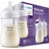 Avent flaša Natural Response priehľadná cumlík s ventilom AirFree 125 ml 1x2 ks