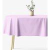 Goldea oválny obrus 100% bavlnené plátno - orgovánový 140 x 220 cm