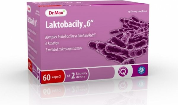 DR.MAX Laktobacily 6 60 kapsúl od 14,99 € - Heureka.sk