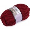 Pletacia ženilková priadza Dolce Maxi 200 g - 1 ks 12 (752) bordó