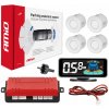 Parkovacie senzory cúvacie biele LED 3D AMIO-03188