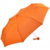 Alu Mini, skladací dáždnik, priemer 90 cm , Black Farba: Orange