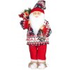 Dekorácia MagicHome Vianoce, Santa, so svetrom, 120 cm