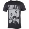 Tričko metal ROCK OFF Nirvana Sitting Čierna