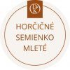 Davídkovo koření Etiketa Horčičné semienko mleté, béžová priemer 4,5 cm 1 ks