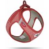 CURLI Postroj pre psov so sponou Merino vlna Red S, 4-7 kg