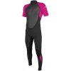 Neoprén O'Neill Youth Reactor II Back Zip 2 mm S/S Full black/berry 8 22/23 - Odosielame do 24 hodín