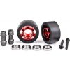 TRAXXAS Traxxas kolo pro wheelie sadu hliníkové červěně eloxované (2)