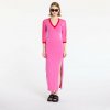 adidas Adicolor Classics 3-Stripes Maxi Dress Semi Lucid Fuchsia S S