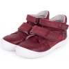 Vlnka Detské kožené tenisky na suchý zips Kiki červená veľkost deti 23