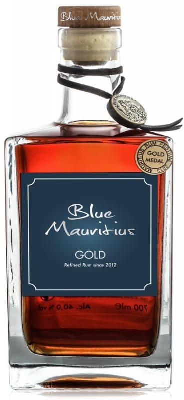 Blue Mauritius Gold Rum 40% 0,7 l (čistá fľaša)