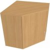 Hobis Policová skriňa Strong L, 80x76,8x40 cm, buk/buk 1 - policová rohová
