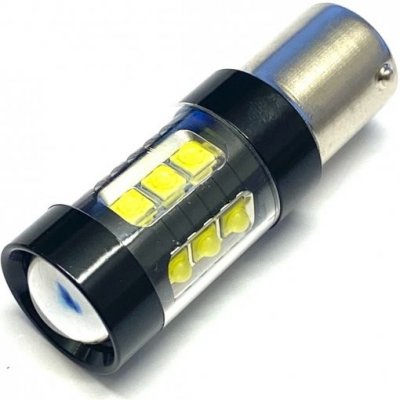 LED CANBUS auto žiarovka 24SMD 3030 1156 (P21W / BA15S) biela 12V / 24V, 1ks