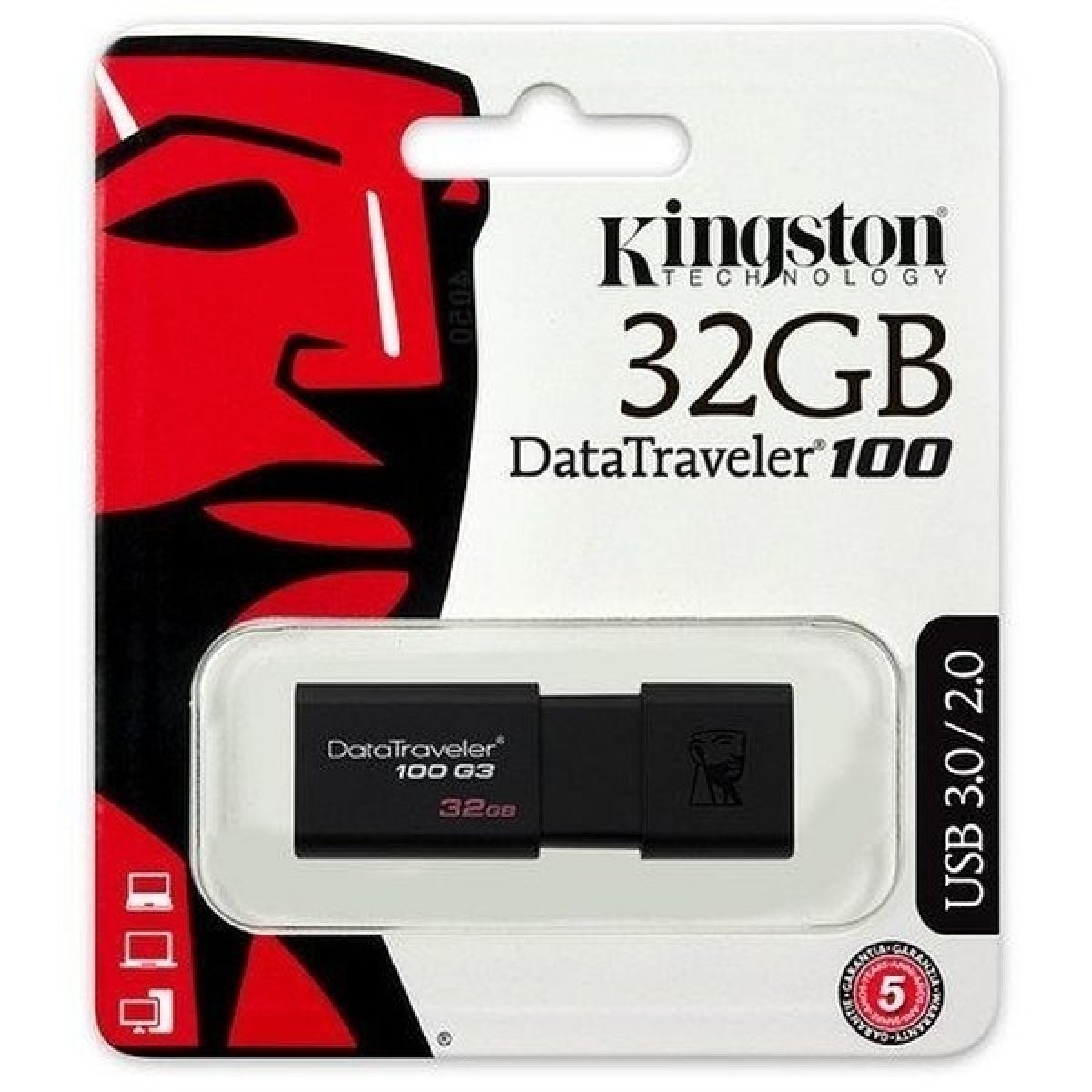Kingston DataTraveler 100 G3 32GB DT100G3/32GB od 7,49 € - Heureka.sk