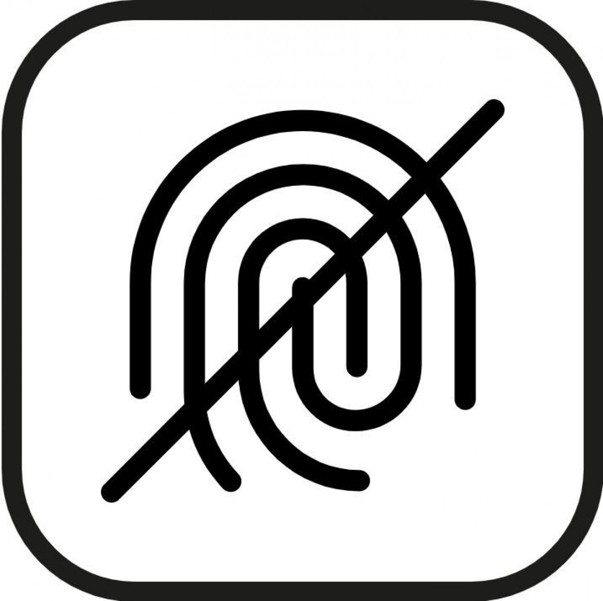 Anti-fingerprint úprava