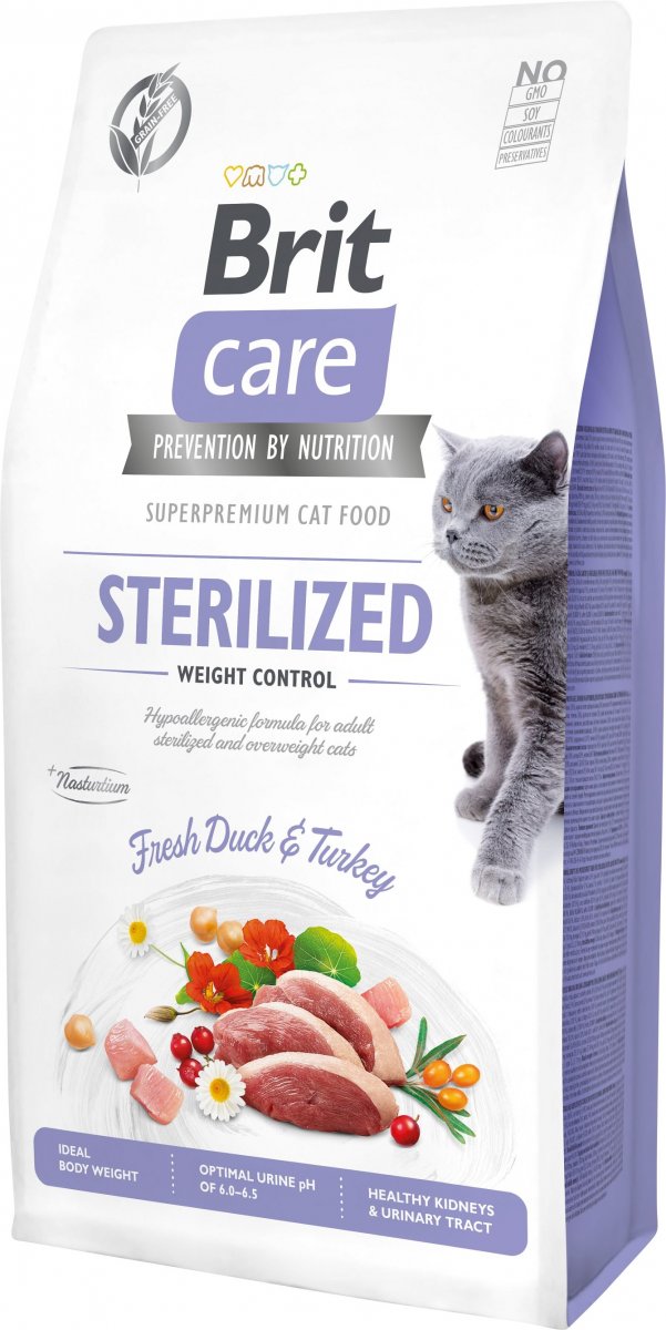 Brit Care Cat Grain-Free Sterilized Weight Control 7 kg od 30,76 € -  Heureka.sk