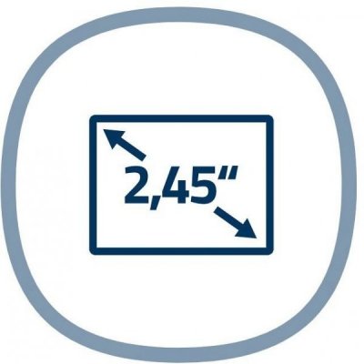 Intuitívne ovládanie cez 2,45palcový displej