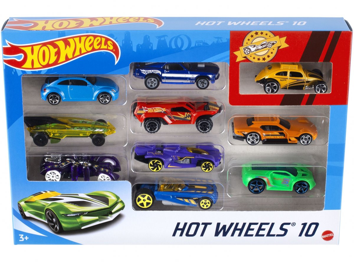 Mattel Hot wheels Angličáky autá 10 ks