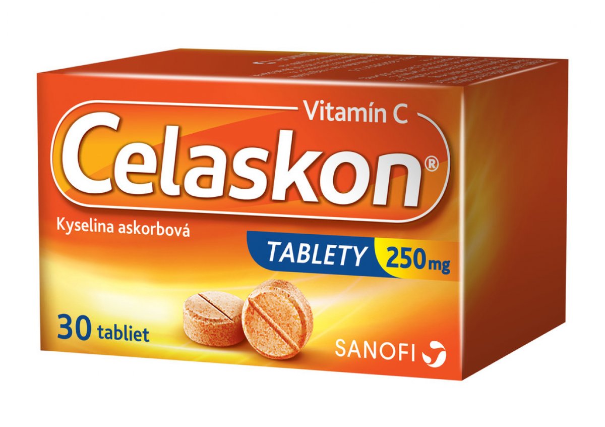 Celaskon tablety Vitamin C 250 mg tbl.30 x 250 mg od 1,55 € - Heureka.sk