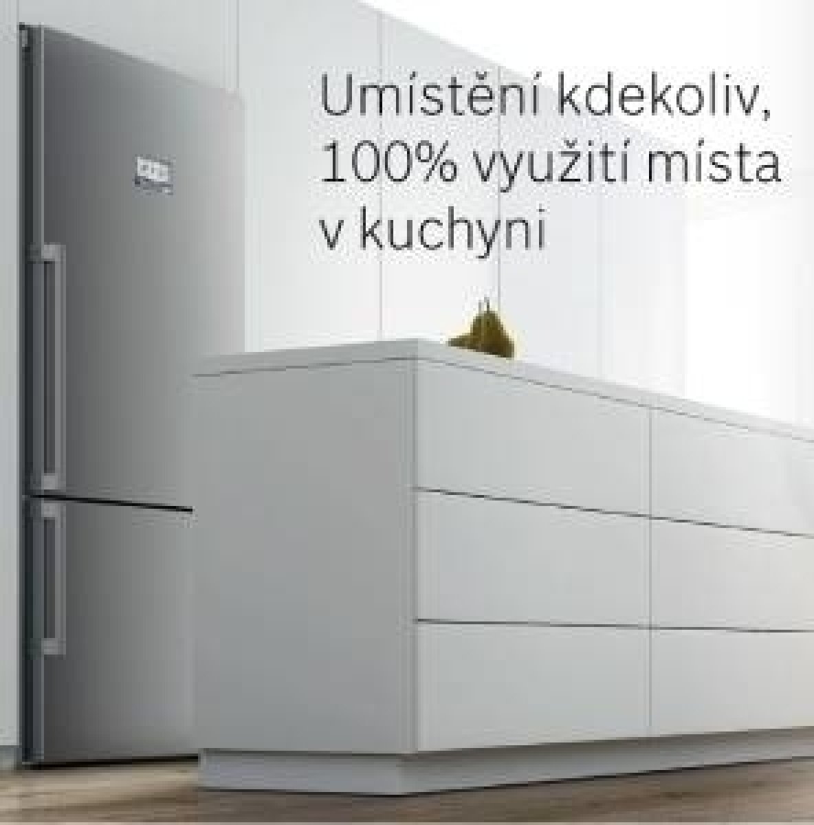 Umiestnenie kdekoľvek, 100% využitie miesta v kuchyni