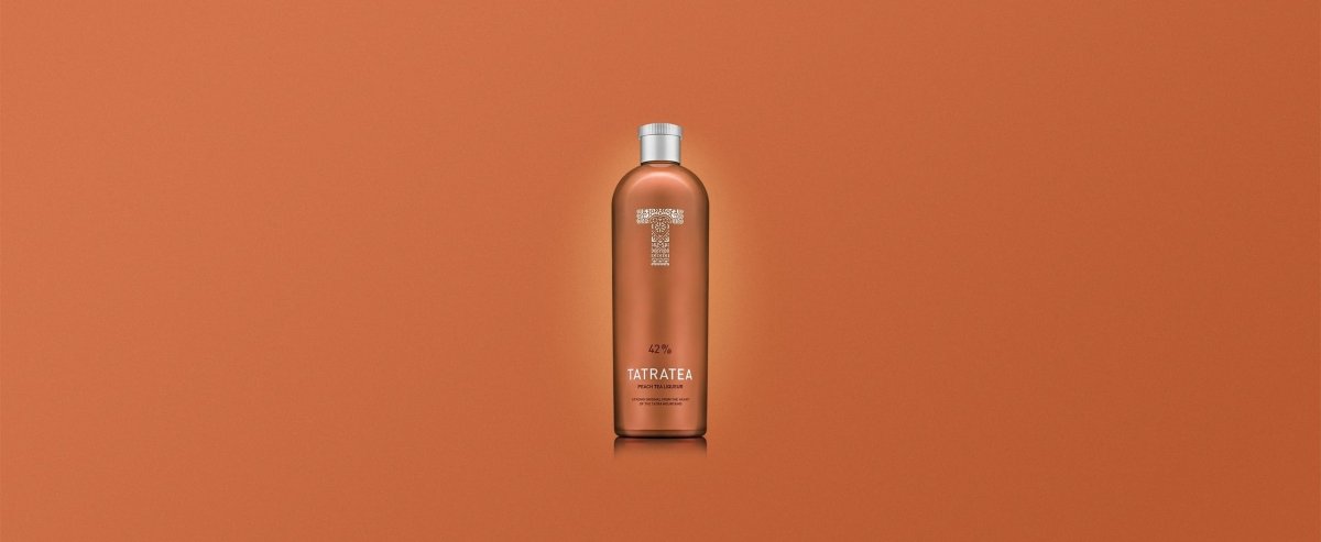 Tatratea Peach & White 42% 0,7 l (čistá fľaša)