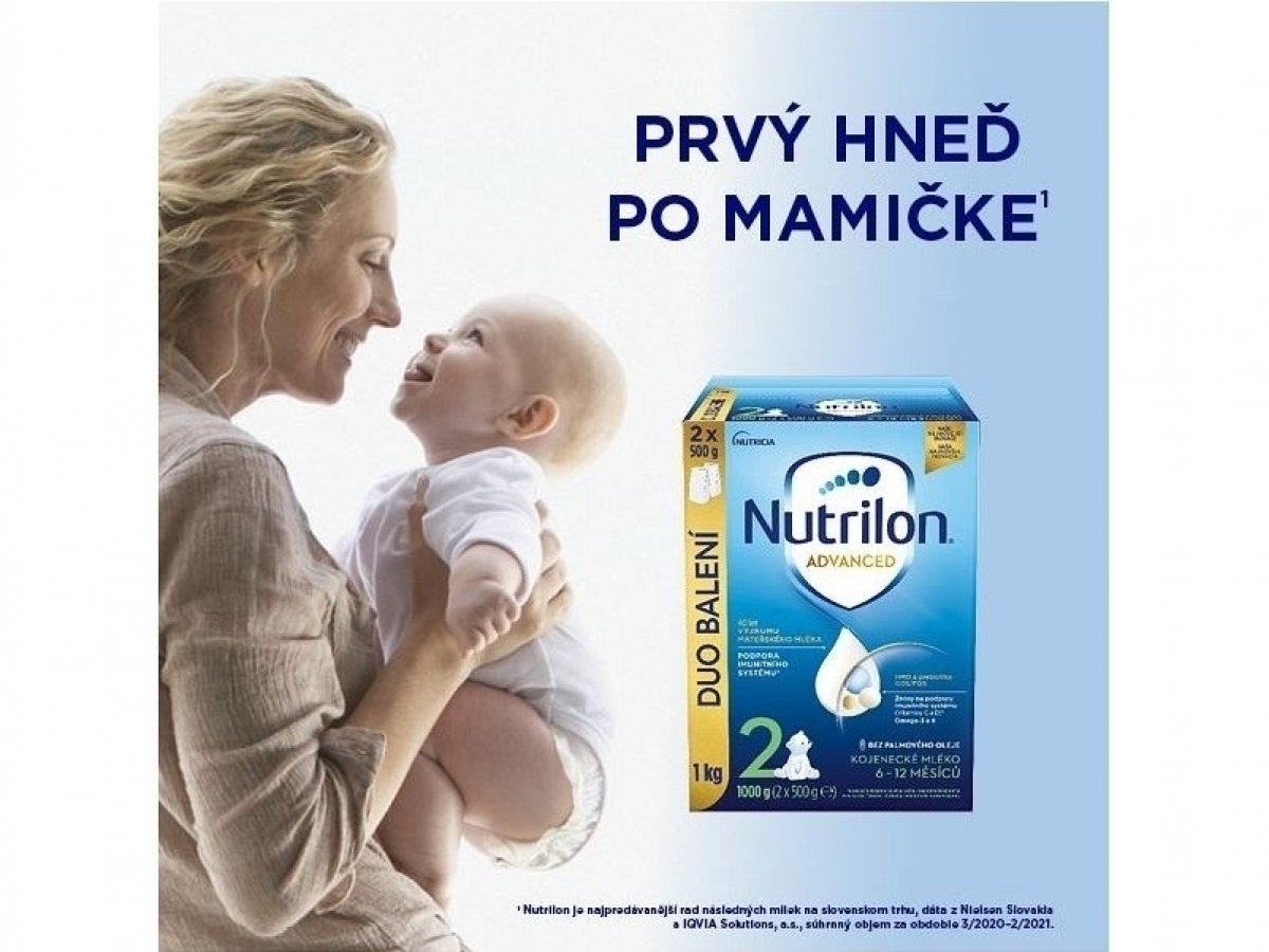 Nutrilon, prvý hneď po mamičke*