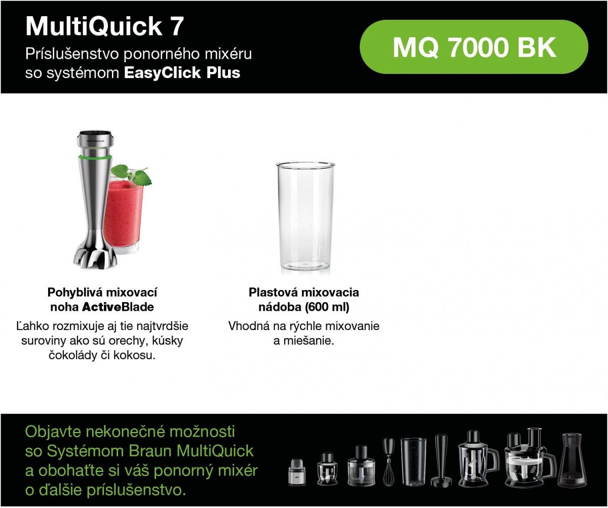 Braun MultiQuick 7, MQ 7000